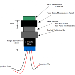 Lighted Push Button Switch