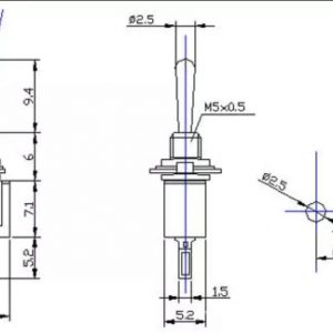 Miniature On Off Toggle Switch